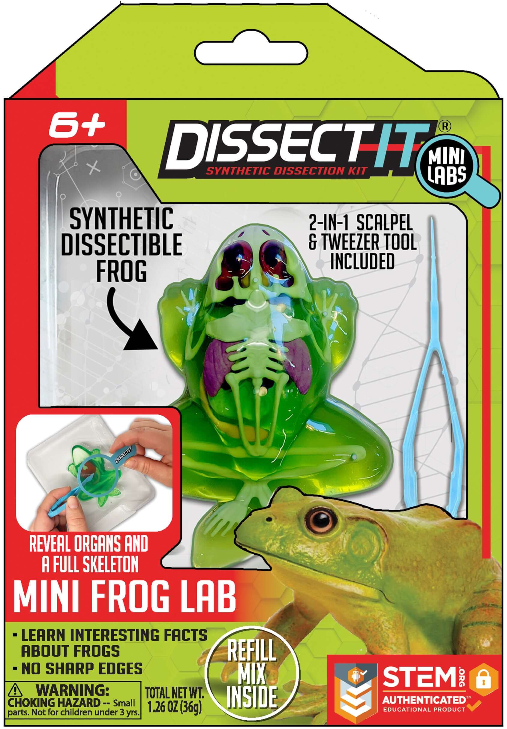 Disecft Dissect It! Frog, Salamander and Piranha Labs – Owl Brand Discovery Kits