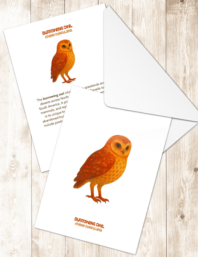 Burrowing Greeting Cards in 3 Styles