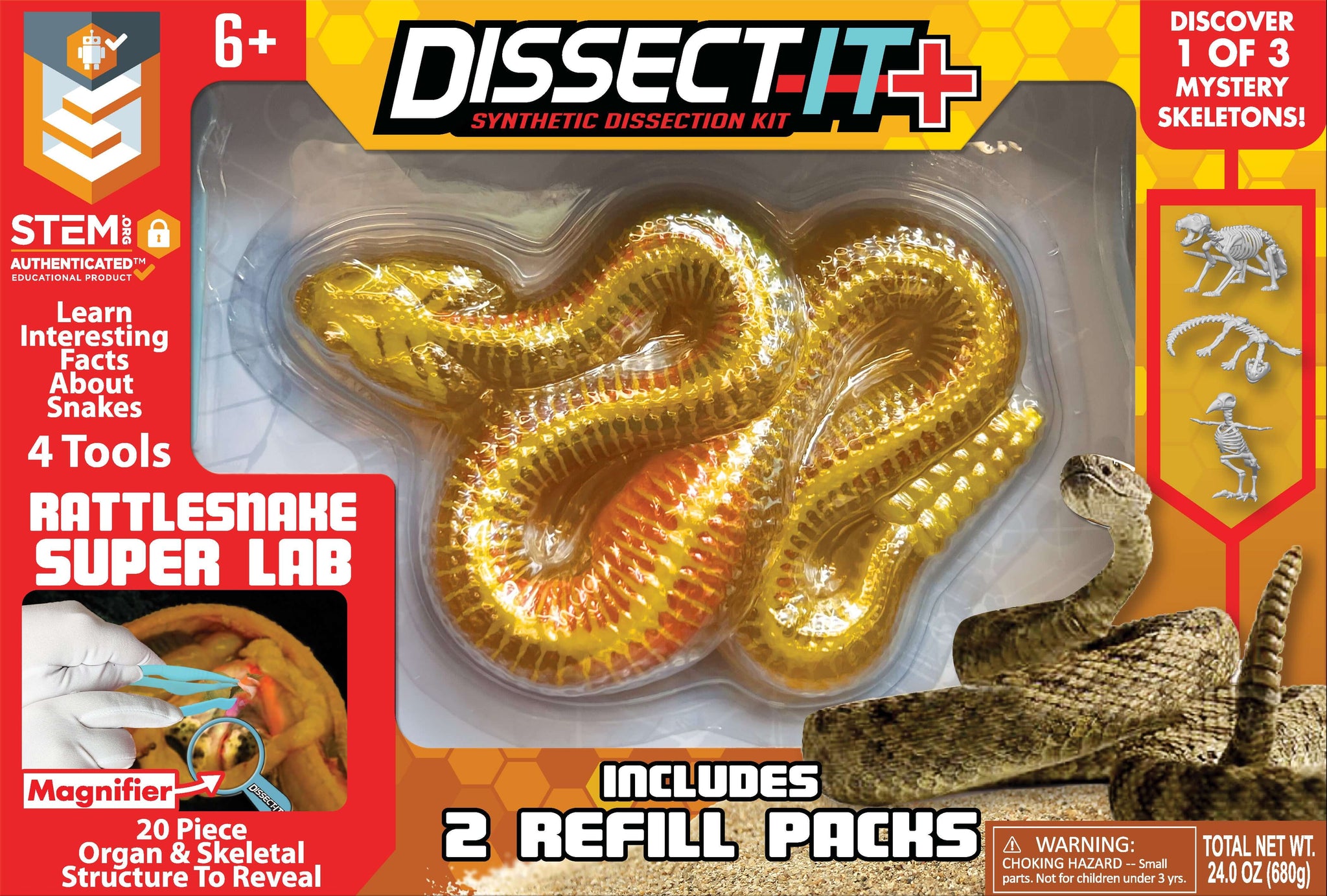 Dissect It Rattlesnake Super Lab – Owl Brand Discovery Kits
