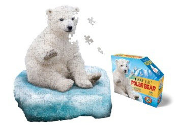 Madd Capp Puzzles Jr 100 Piece: I AM LiL' Polar Bear – Owl
