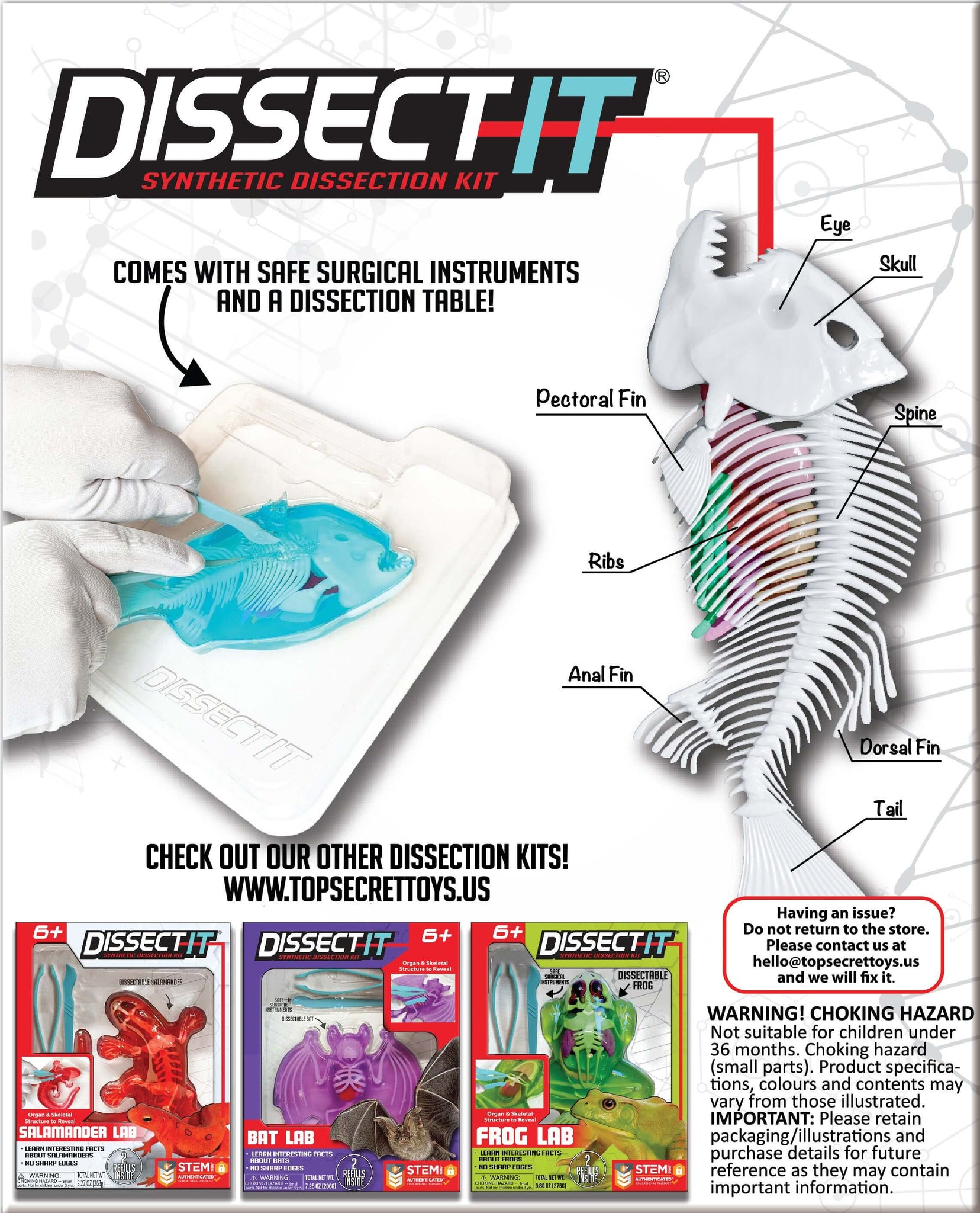 Dissect It Piranha Lab – Owl Brand Discovery Kits