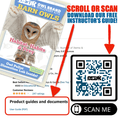 Extra-Large 5-Pack Exploration Activity + Guide with owl pellet dissection resources and QR code for instructor's guide.