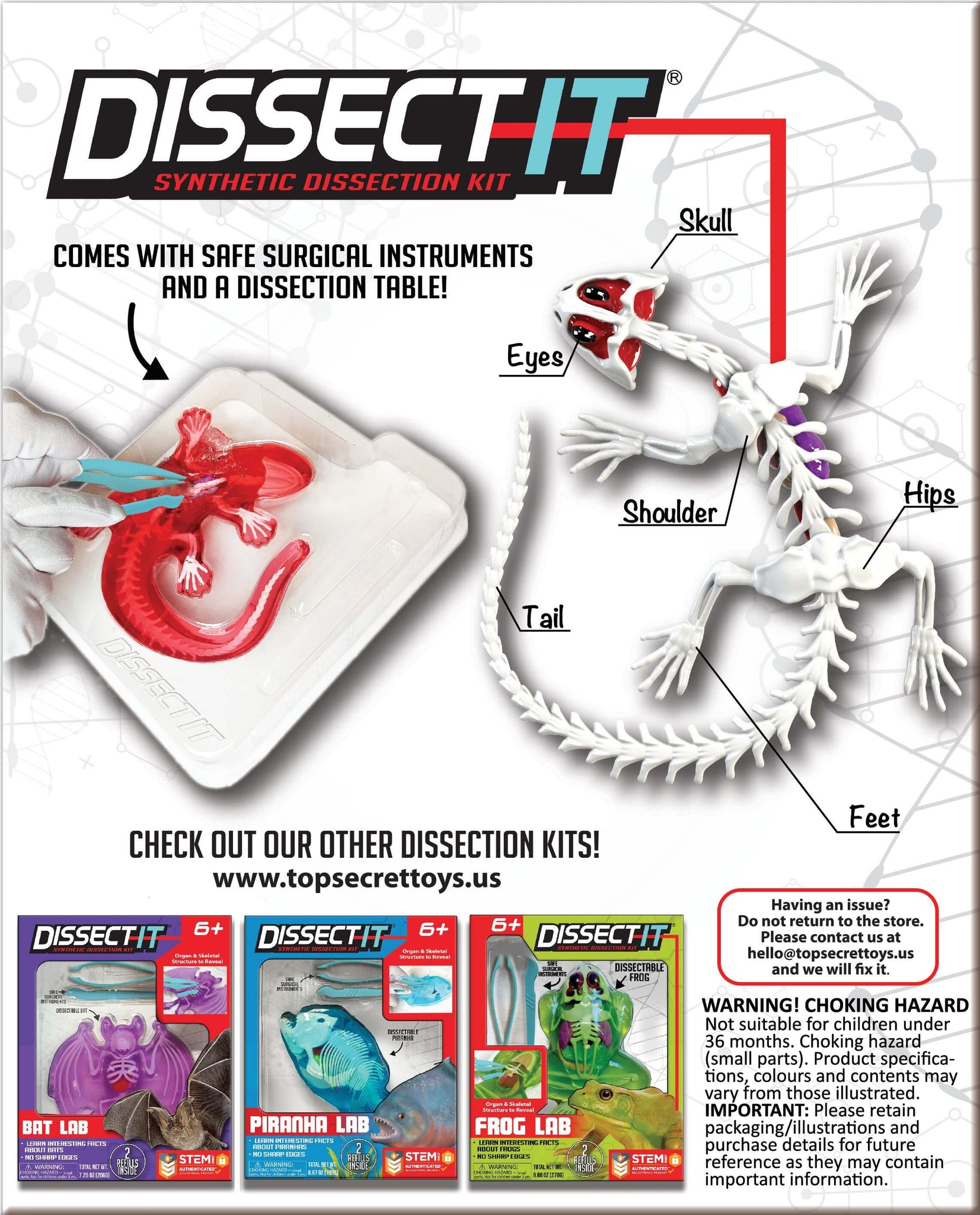 Dissect It Salamander Lab – Owl Brand Discovery Kits